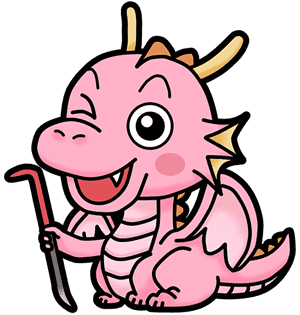 株式会社RYUEIのロゴキャラクター